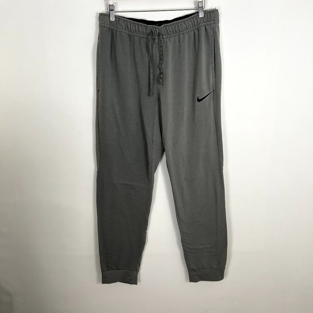 Nike Fleece Men's Training Pants Grey Size Large